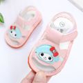 Summer Open Toed Girls' Shouting Sandals1-2Baby Girl's Ringing Toddler Shoes8Soft-Soled Baby Shoes Months12. 