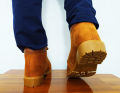 Trendy Fashion Ankle Boot Men’s & Women’s Travel Safety Brown Casual Lace Shoes With Free Socks Set. 