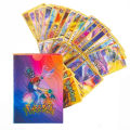 Pokemon 3D Colorful Card Pack Set Gold Silver Black Vmax Vstar GX Sliver Box Pikachu Carta Charizard German French Spanish Gifts. 