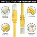 1.5m Ethernet Cable UTP Yellow CAT5E RJ45 Network Ethernet Patch Cord Lan Cable RJ-45 Computer Connectors. 