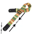 Adjustable Guitar Strap Hawaii National Style Print Thickening Belt Guitar Straps For Guitar Ukulele Ukulele Part Accessories. 