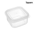 Frozen Meat Storage Box Portable Refrigerator Fruit Vegetable Fresh-Keeping Organizer Box Transparent Cheese Container Kitchen. 
