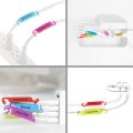 80Pcs Cable Labels Tags for Marking Wires Multicolored Cable Management Labels Clip Cord Cable Identification Marking. 