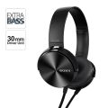 MDR-XB450 On-Ear EXTRA BASS Headphones (BLACK)Extra Bass Headset. 