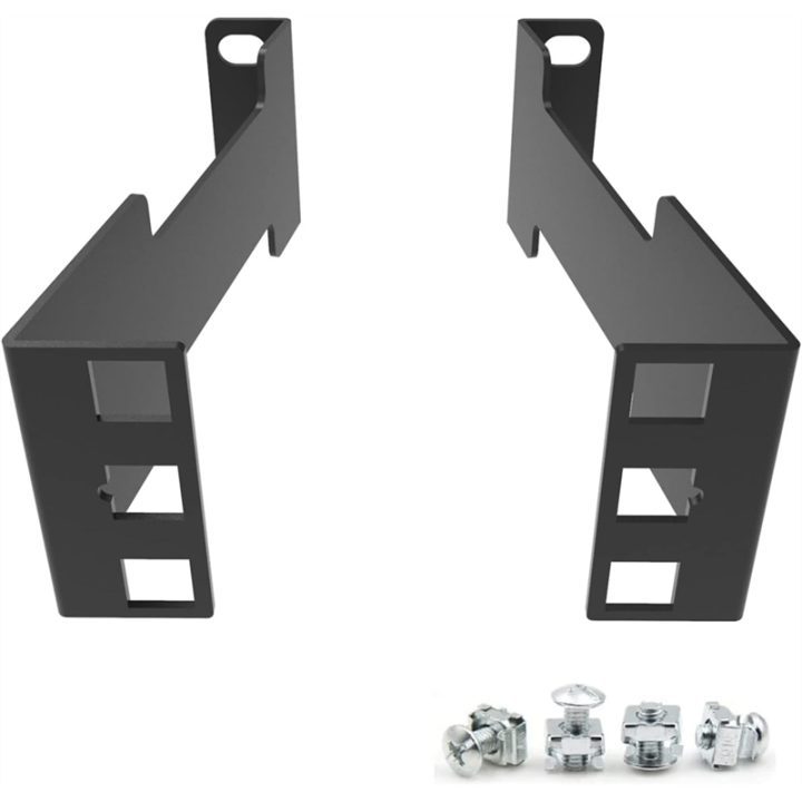 1U Rack Depth Extender-4-Inch/10 cm Deep Recessed Server Rack Mount ...