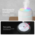Portable 300ml Electric Air Humidifier Aroma Oil Diffuser Car Purifier Aroma Anion Mist Maker with Colorful Night Light For home. 