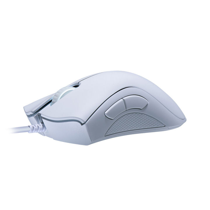 Razer%20DeathAdder%20Essential%20Wired%20Gaming%20Mouse%20Ergonomic%20Mice%20with%206400DPI%20Optical%20Sensor%205%20Programmable%20Buttons%20White%20(2021%20Version)%20-%20Image%208