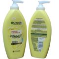 Thailand GARNIER VITAMIN C Body 400 Ml Sun Block Lotion UVA / UVB Bright Complete 2x Lemon Gbvc Reduce the Dark Spots and Even Out Skin Tone. 