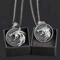 Witcher Wolf Head Witcher Pendant Necklace Accessory Necklace with Wild Hunt 3 Figure TV Necklace. 