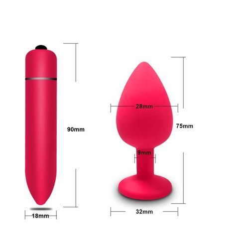 18+%20Silicone%20Anal%20Plug%20Jewellery%20And%20Bullet%20Vibrator%20Set%20Adult%20Sex%20Toys%20-%20Image%206