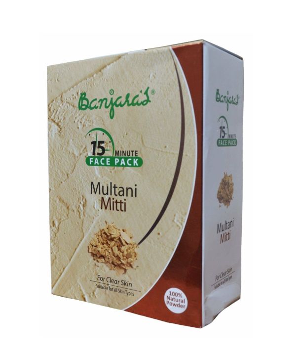 Banjara's Multani Mitti Face Pack Powder 100gms (5*20gms)