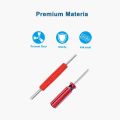 Fasdga Valve Core Tool Set 20Pcs Valve Cores, 4-Way Valve Tool, Dual Single Head Valve Core Remover, Tire Repair Tool. 