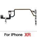 Volume Flex Replacement For iPhone X XR XS Max Volume Control Mute Button Switch Flex Cable With Metal Brackets. 