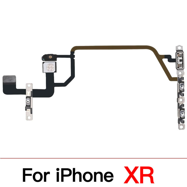Volume%20Flex%20Replacement%20For%20iPhone%20X%20XR%20XS%20Max%20Volume%20Control%20Mute%20Button%20Switch%20Flex%20Cable%20With%20Metal%20Brackets%20-%20Image%205