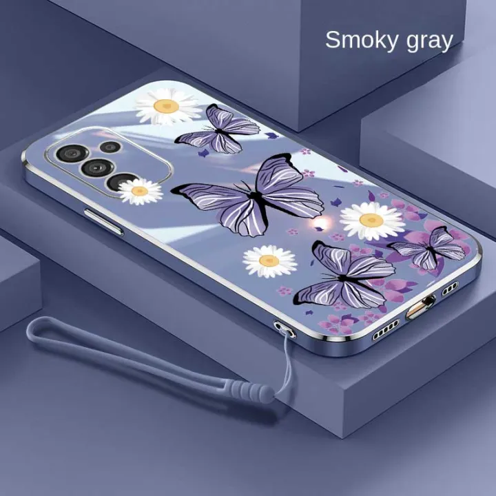 Samsung%20Galaxy%20A56%20A36%20A26%205G%20Butterfly%20Flower%20Casing%20Square%20Edges%20Plating%20Back%20TPU%20Soft%20Case%20Cover%20-%20Image%205
