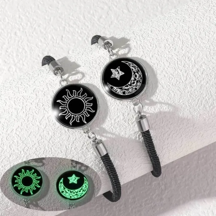 1%20pair%20Casual%20Accessory%20Sun%20Moon%20Pattern%20Couple%20Bracelet%20Luminous%20Punk%20Braided%20Bracelet%20Adjustable%20Rope%20Bracelet%20Couple%20Wear%20-%20Image%206