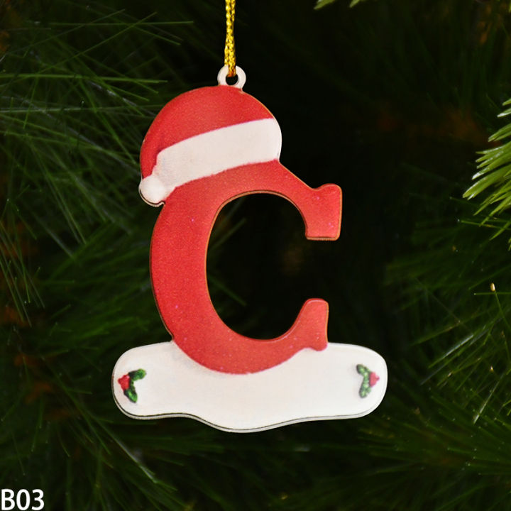 26%20Letters%20Christmas%20Tree%20Decoration%20DIY%20Car%20Interior%20Xmas%202024%20New%20Year%20Decor%20Ornaments%20Pendant%20For%20Gift%20Home%20Holiday%20-%20Image%204