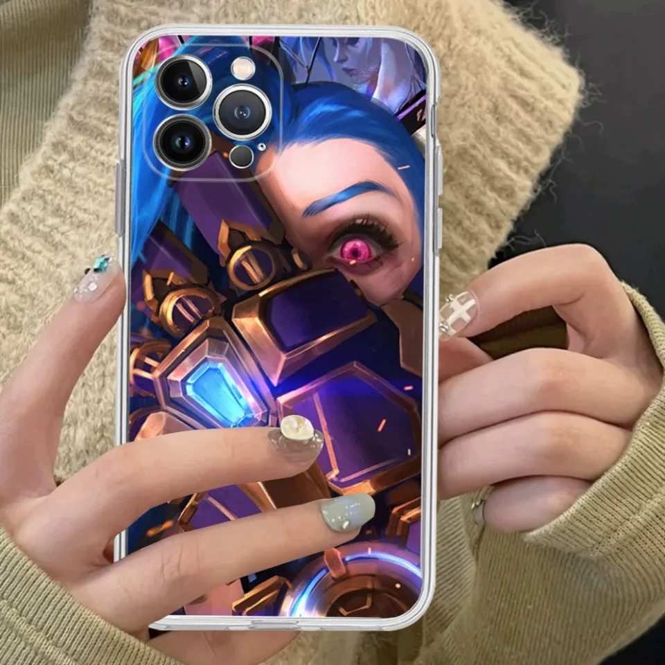 NEW Anime Arcane Jinx-Vi Phone Case for iPhone 16 15 8 7 6 6S Plus X SE XR  XS 14 11 12 13 Mini Pro Max Mobile Case | Daraz.lk