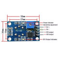 Gas Sensor Module MQ-2 Smoke Hydrogen Butane LPG Methane Detector. 