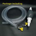 High Flow Siphon Hand Pump Portable Manual Car Fuel Transfer Pump with 2M Syphon Hose. 
