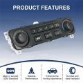 Car Front Air Conditioning Control Panel AC Control Switch LHD. 