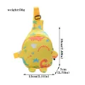 Cute Dinosaur Horn Children Chest Bags Boys Girls Travel Crossbody Bag Adjustable Harness Cartoon Animals Print Kids Backpacks. 