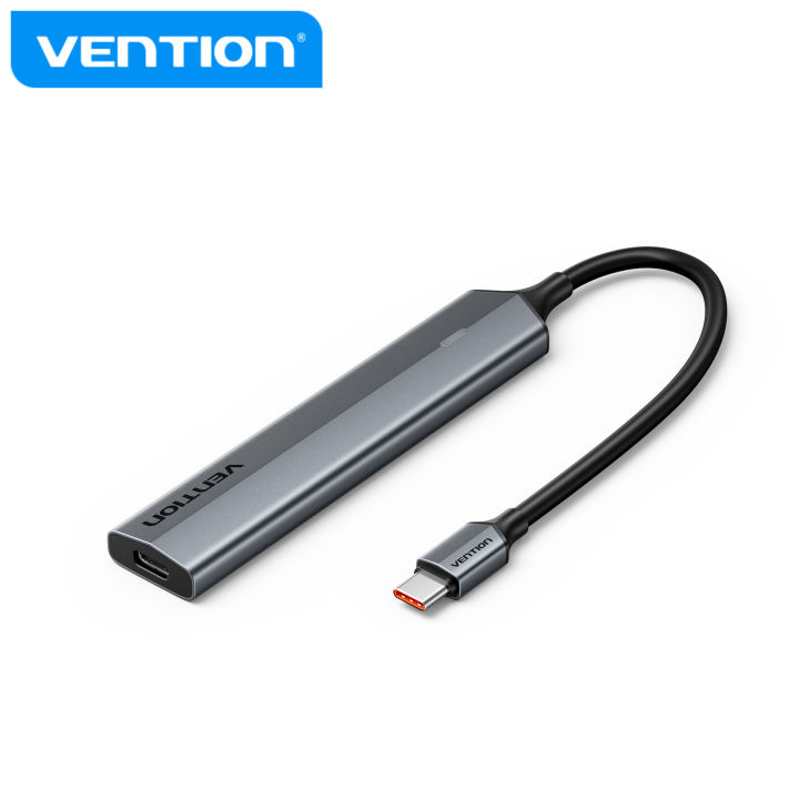 Vention 5 in 1 Mini Hub USB 3.2 Gen 2 Type C 10Gbps for Windows macOS ...