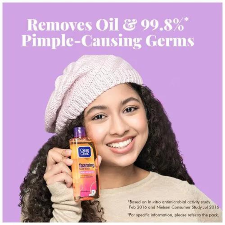Clean%20&%20Clear%20Foaming%20Face%20Wash%20-%20Oil-Free,%20Wont%20Clog%20Pores,%20Removes%20Oil%20&%2099.8%25%20Pimple%20Causing%20Germs,%2050%20ml%20100ml%20-%20Image%204