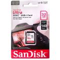 SanDisk Ultra 32GB SDHC UHS-I 140MB's Memory Card. 