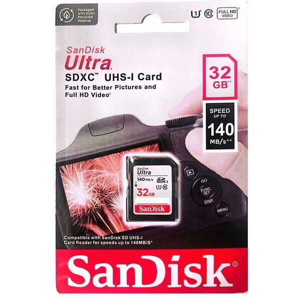 SanDisk%20Ultra%2032GB%20SDHC%20UHS-I%20140MB's%20Memory%20Card%20-%20Image%203