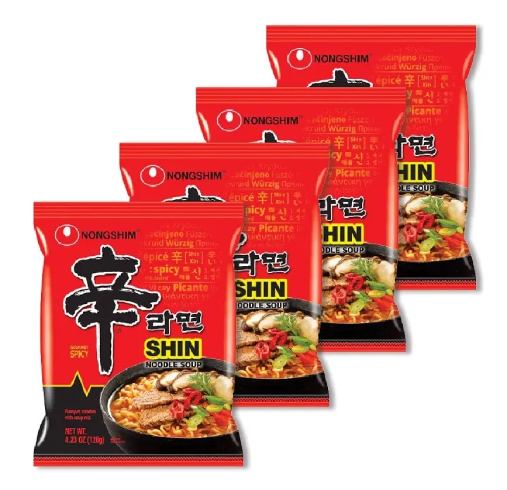 3xPcs Korean Shin Ramyun Original Spicy Noodle Pack | Daraz.lk
