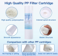 5 Micron Water Filter Cartridge, Sediment Water Filter Replacement Cartridge PP Cotton Filter. 
