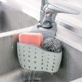 Adjustable Kitchen Sink Sponge Soap Storage Hanging Basket Drain Rack Holder. 