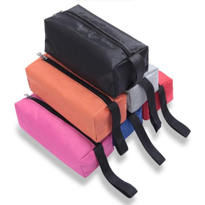 Instrument Organizer Portable Oxford Cloth Electrician Gift Tool Bag Canvas Zipper Pouch Tool Storage Holder Hand Tool Pouch