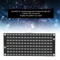 LED Control Module 8x16 Panel IC2 DC3.3-5V Single Board Computers. 