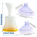 Portable Travel Adults Children 2 Size Choking Rescue Vac Device CPR First Aid Kit Life Choking Device Anti Suffocation Saver. 
