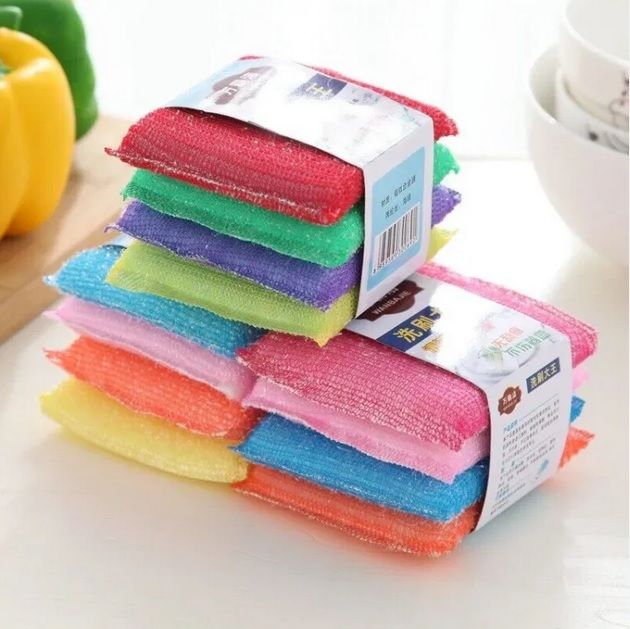 12pcs%20Random%20Color%20Sponge,%20Scrubber,%20Multi-functional%20Cleaning%20Sponge,%20For%20Kitchen%20And%20Dish%20Washing%20-%20Image%206