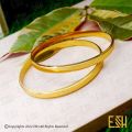Gold Plated bangal Guarantee Plain Plain Love Bracelet gold 2 Bangle Fashion Style for Women and girls bangle. 
