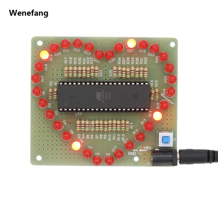 Wenefang%20Bargain%20price%20%E3%80%90Shop%20the%20Latest%20Trends%E3%80%9151%20Single-chip%20Heart-shaped%20Water%20DIY%20Kit%20LED%20RGB%20Love%20Glare%20Electronic%20Production%20DIY%20Send%20Program%20-%20Image%202