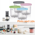 Ice Cream Jar Can Jar Can Suitable For Ninja XSKPLID2CD Pints Lids Ice Cream NC299AMZ NC300S. 
