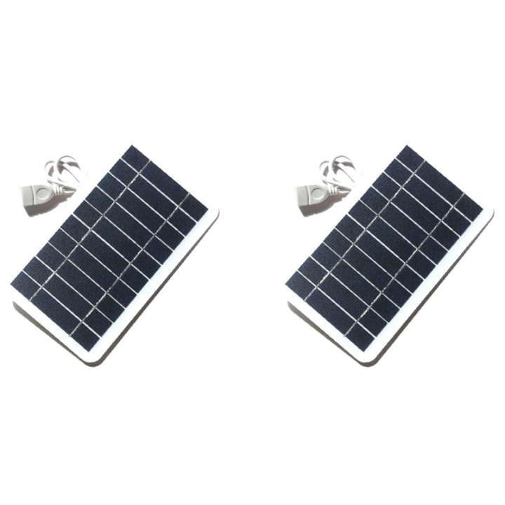 2X 5V High Power USB Solar Panel Outdoor Waterproof Hike Camping Portable Cells Battery Solar Charger for Mobile Phone