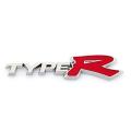 3D  Type R  Word New Chrome Emblem Badge. 