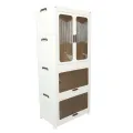 Portable Wardrobe Closet Home Decoration Foldable Wardrobe Organizer for Cloakroom. 