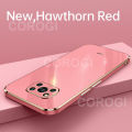 For Xiaomi POCO X3 Pro / POCO X3 / POCO X3 NFC Back Cover Fashion Shiny Plating Square Bumper Camera Protection Case Soft Silicone Shockproof Protective Mobile Phone Cases. 
