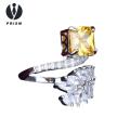 Prism Finger Ring Shiny Exquisite Bright Luster Ring. 