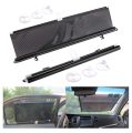 Car Roller Sunshade Retractable Car Window Shade for Side Window to Blocks Harmful Sun Glare and Heat, Universal Fits Most Cars, Trucks, SUVs, Vans or RVs(2 Pack). 