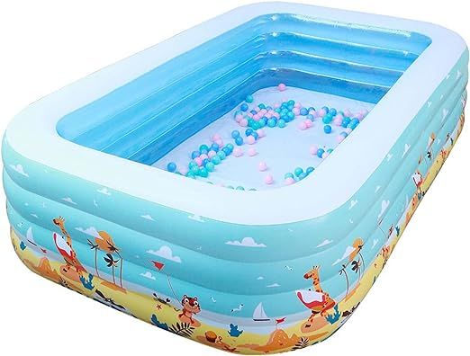 Intime Plastics Giant Family Pool (Size : 150 x 110 x 50cm)