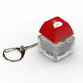 Wooden Keyboard keychain Keychain accessory Backlit Decompression button Mechanical switches tester Colorful light Fish button cap LED light for Office Gaming Keycap collecting Tech enthusiasts Stress. 