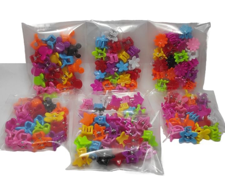 20pc%20Mini%20Claw%20Mixed%20Colours%201cm%20Small%20Plastic%20Hair%20Claws%20Hair%20Clips,Hair%20Clamps%20-%20Image%204
