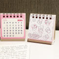 Student Desktop Book Pink Calendar Notebook Desktop Calendar 2024 Cute Calendar Cute Desk Calendar. 